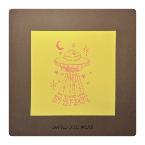 I’m a Little Lost in Space – Unique plotter piece · 01/01