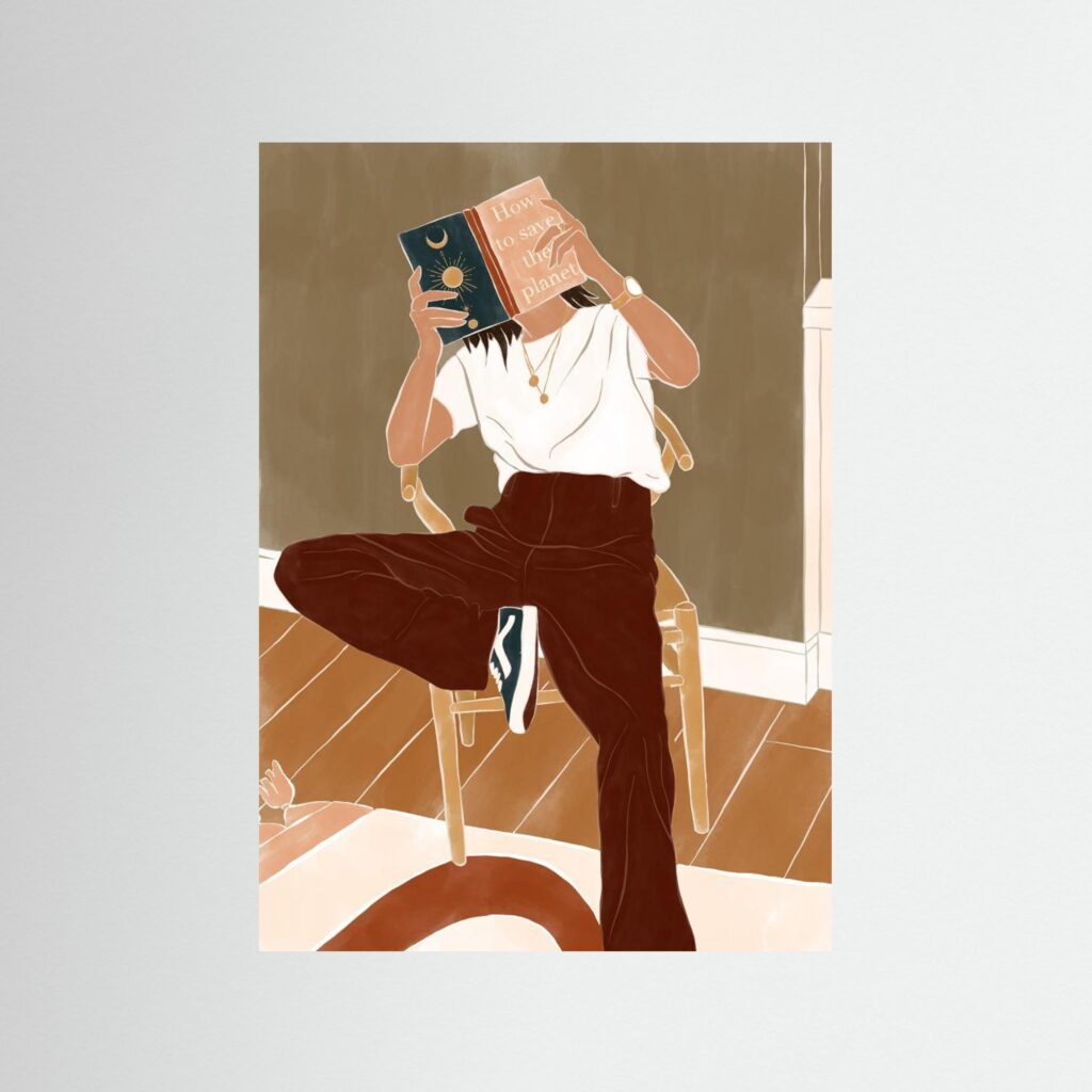Curated artwork: How To Save the Planet by Ivy Green Illustrations
