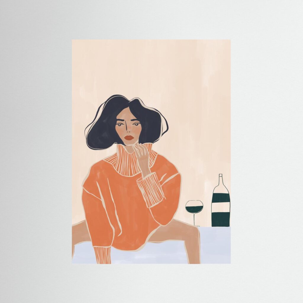 Curated artwork: It's a Mood by Ivy Green Illustrations